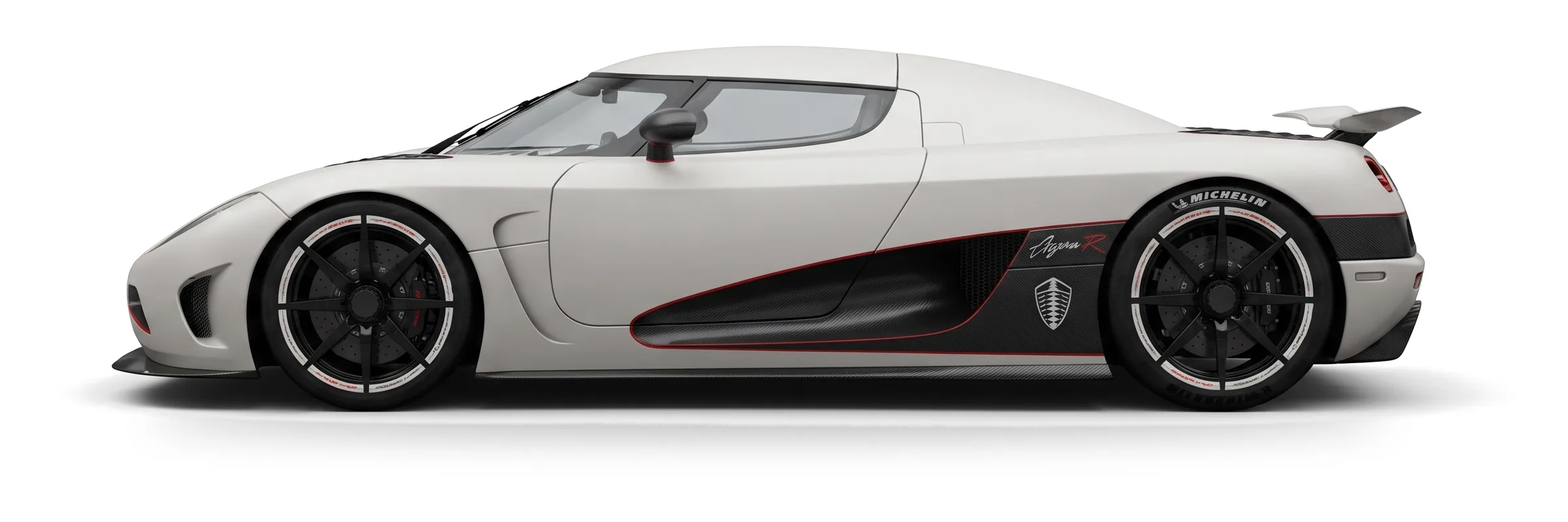 Koenigsegg Agera R mit XPEL Stealth in der Seitenansicht (Illustration)